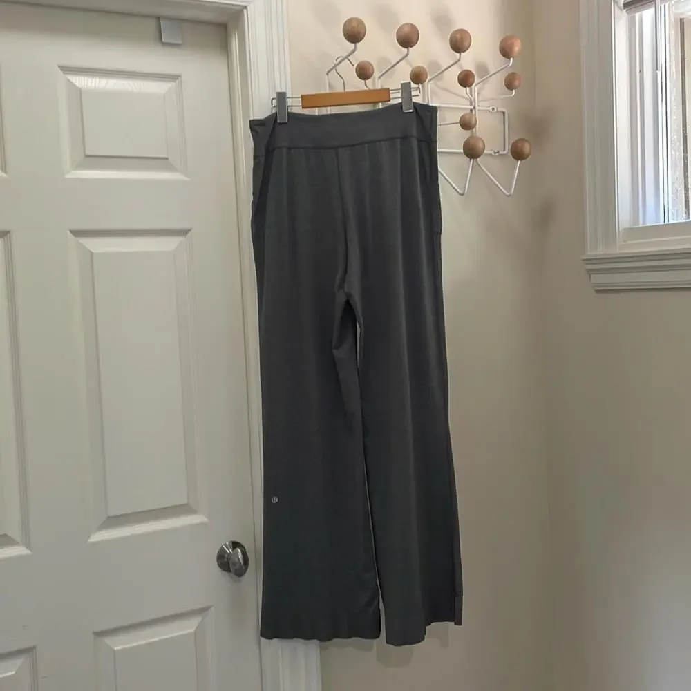 Lululemon -  Y2K Still Pant Gym Leggings - Heathered Deep Coal - Grey -  Size 4 - Picture 8 of 12
